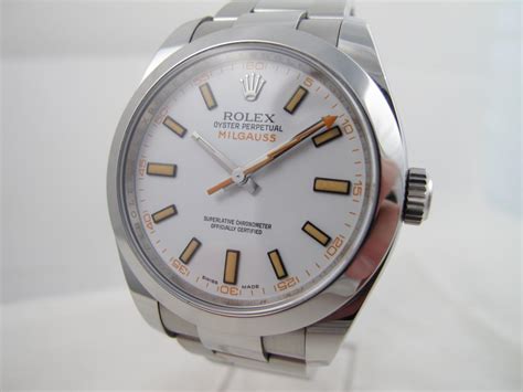 rolex milgauss weiss